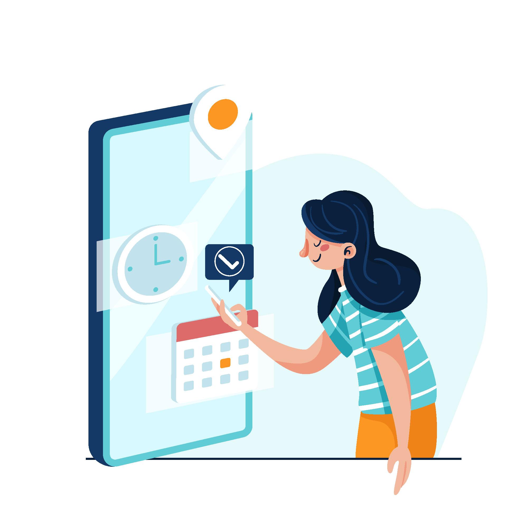 Booking Illustration